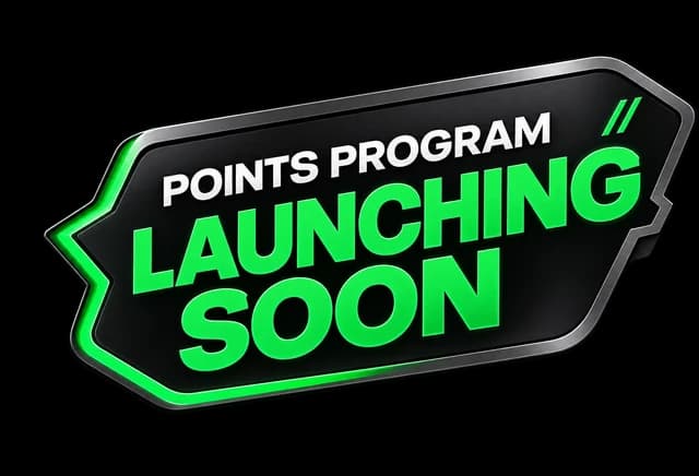 Points program launching soon